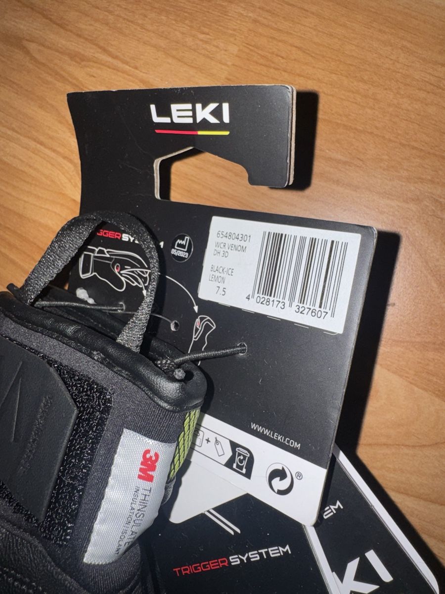 Leki Guanti & manicotti: Ungebrauchter Leki Downhill Ski-Handschuh 7,5 – Nuovo (secondo la descrizione) da Zeglingen venduto da nor_6sjq 3