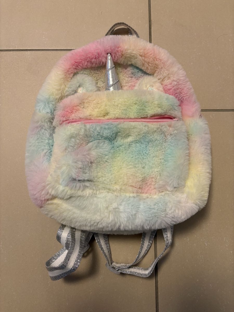 Borse & Zaini: Flauschiger Einhorn Rucksack – Usato da Witterswil venduto da gandia05