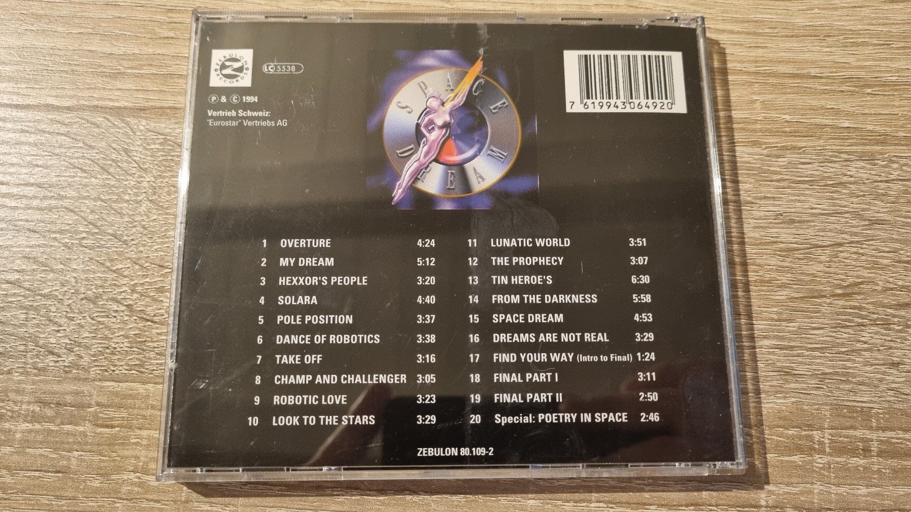 CD: Musical Space Dream Soundtrack – Usato da Hagenbuch ZH venduto da lecterr55 2