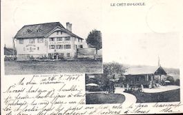 LE CRÊT-du-LOCLE, hôtel de la Croix Fédéral et le pavillon