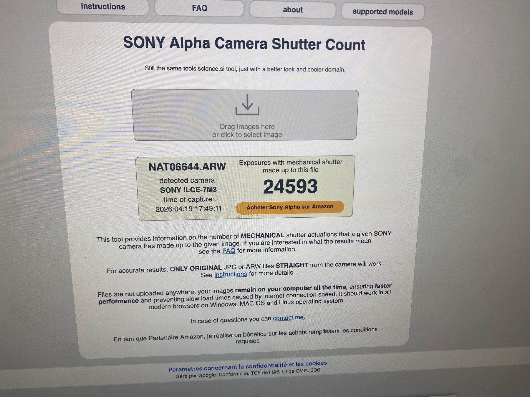Sony Fotocamera: Sony Alpha 7III body - 24593 déclenchements – Usato da La Chaux-de-Fonds venduto da LaureLagger 5