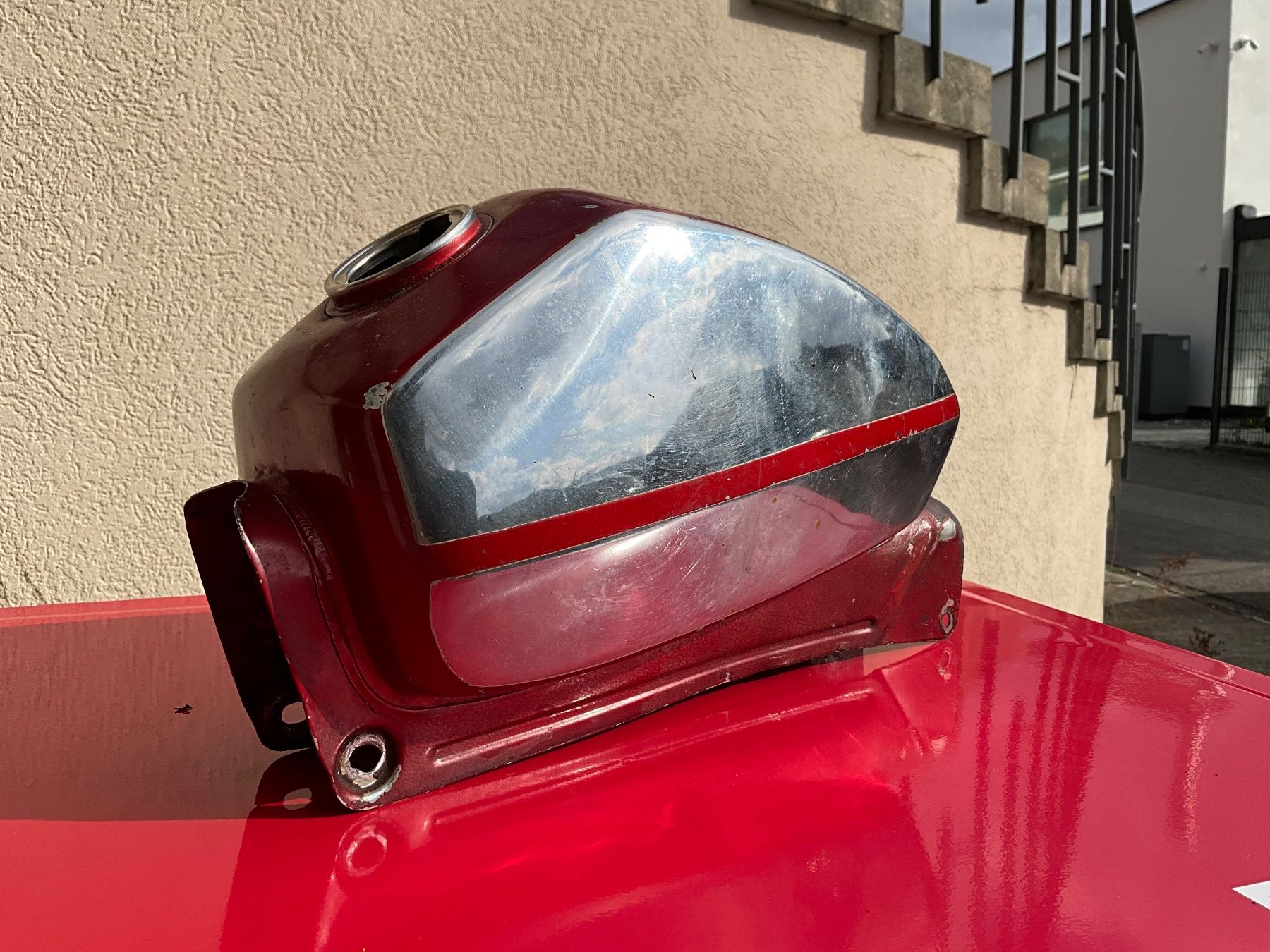 Accessori per altri veicoli: Mofa Benzintank – Difettoso da Nussbaumen AG venduto da Mustang66 1
