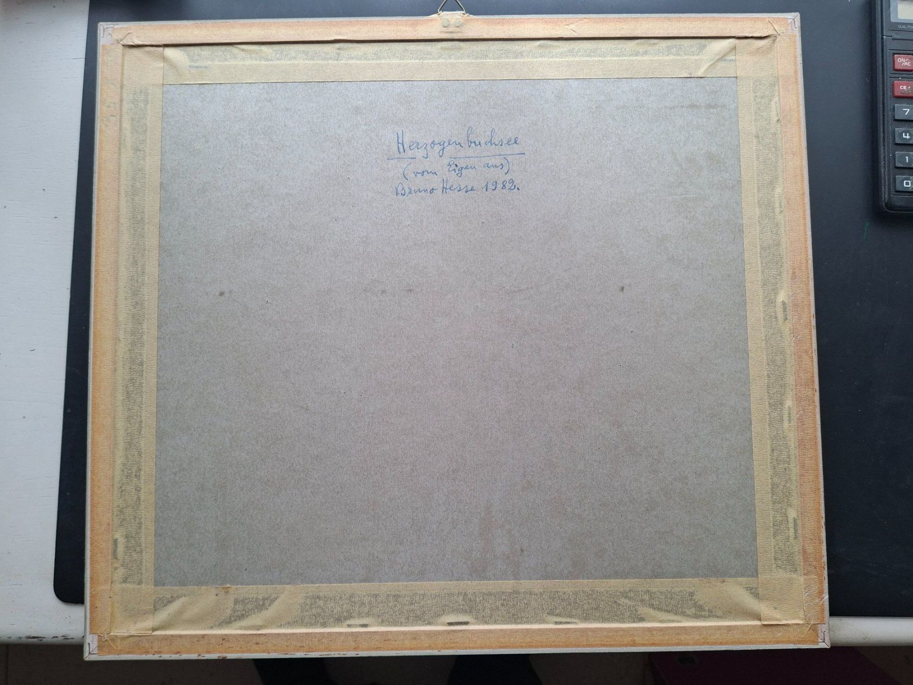 Gemälde: Bruno Hesse, Aquarell 1982, Herzogenbuchsee vom Eigen – Gebraucht aus Herzogenbuchsee von Herkules9 2