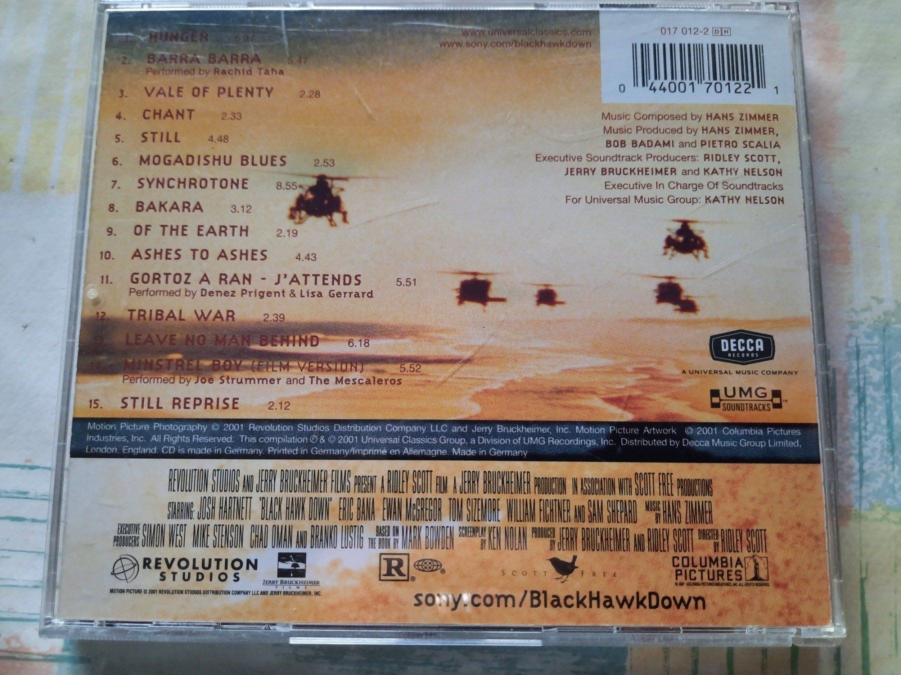 CDs: Cd original Soundtrack Black Hawk down – D'occasion à Pully par bro_n52j 1