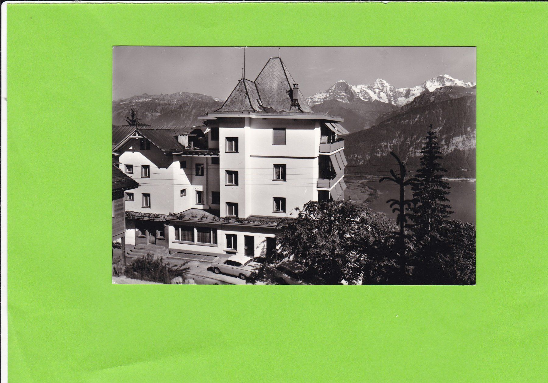 Cartoline postali: Kurheim Schönegg Beatenberg--Oldtimer – Usato da St. Peterzell venduto da neckertal