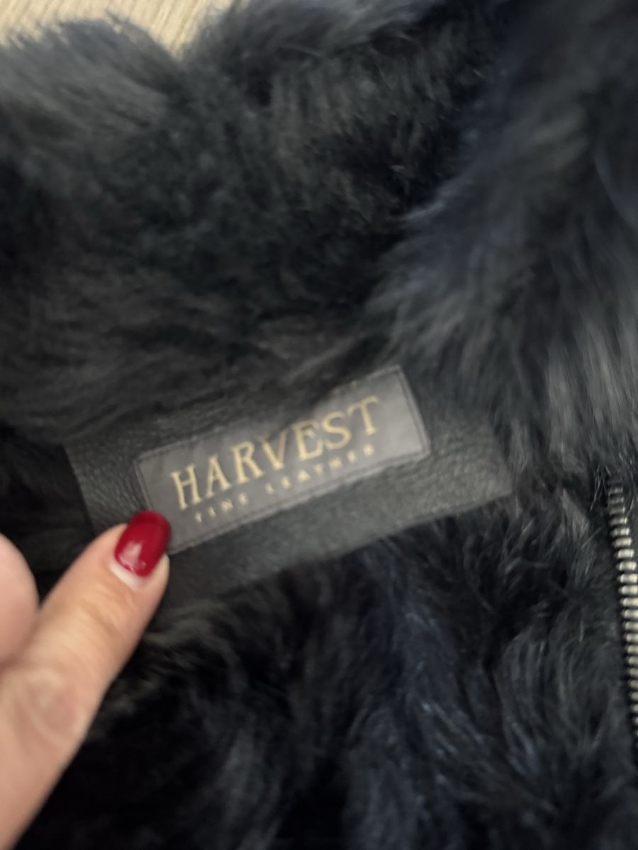 Giacche: Winter-Look: Schwarze Harvest Lederjacke mit Fell – Nuovo (secondo la descrizione) da Muri b. Bern venduto da Winter2021 2