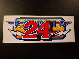 Vintage Rar Sticker  Radio 24 (80er Jahre)
