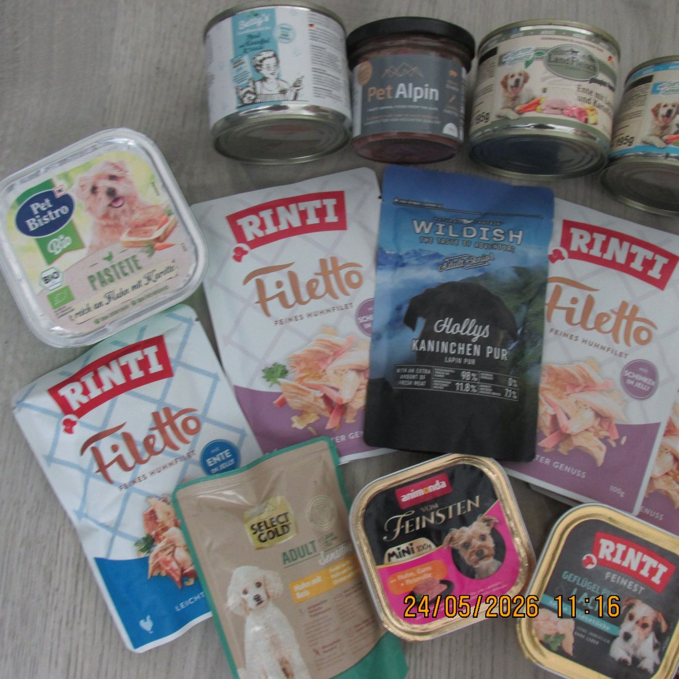 Mangimi: Hundefutter-Sortiment: Rinti, Wildish, Animonda...16Stk neu – Nuovo e nell'imballaggio originale da Galgenen venduto da Forflowers 1