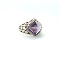 Aussergewöhnlicher Amethyst Silber Ring