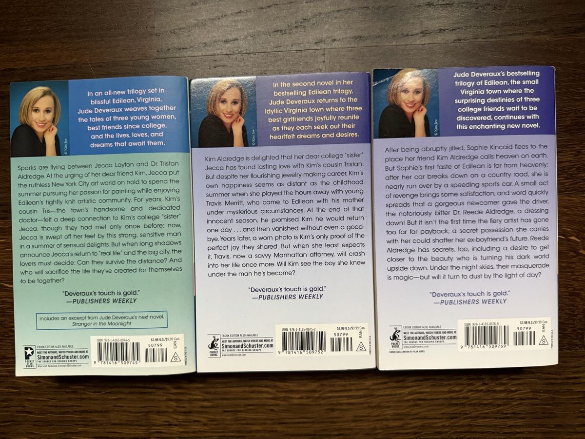 Libri: Jude Deveraux Moonlight Trilogy – 3 Romane – Usato da Sissach venduto da mck-22 1