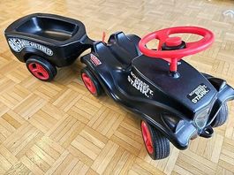 BIG Bobby Car mit Anhänger - Schwarz/Rot