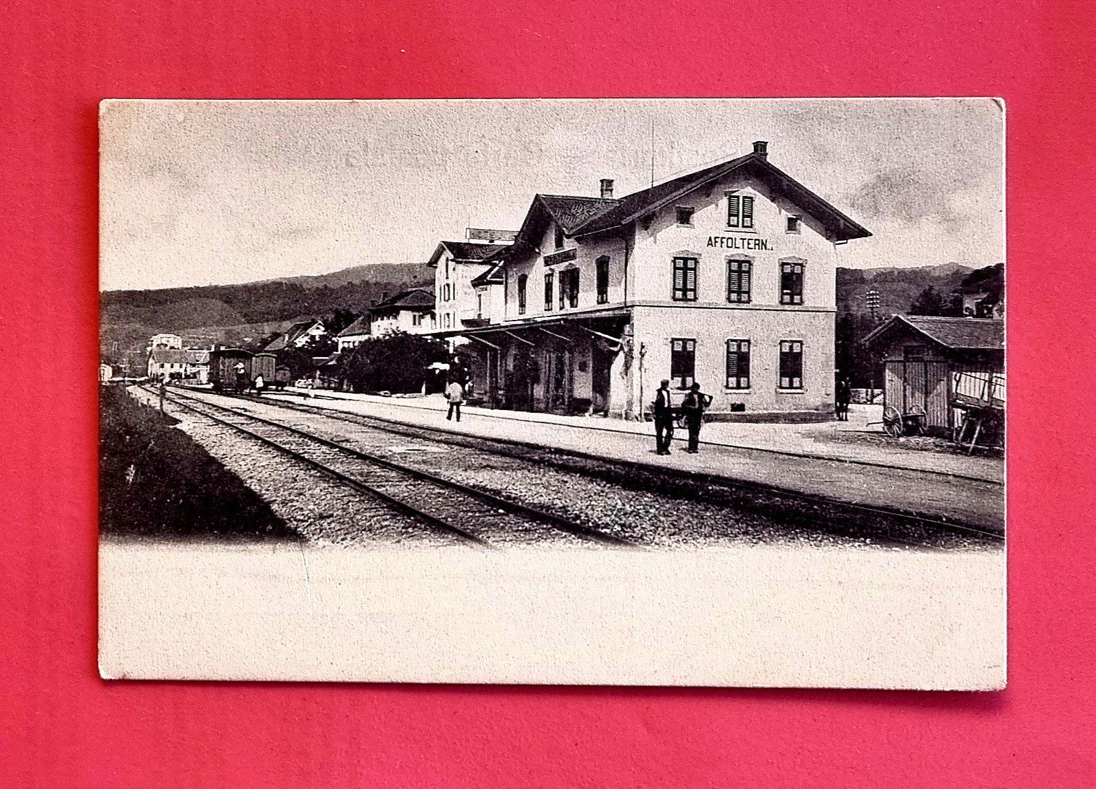 Cartoline postali: Affoltern (ZH) - Bahnhof - Eisenbahn – Usato da Rothrist venduto da RROENK