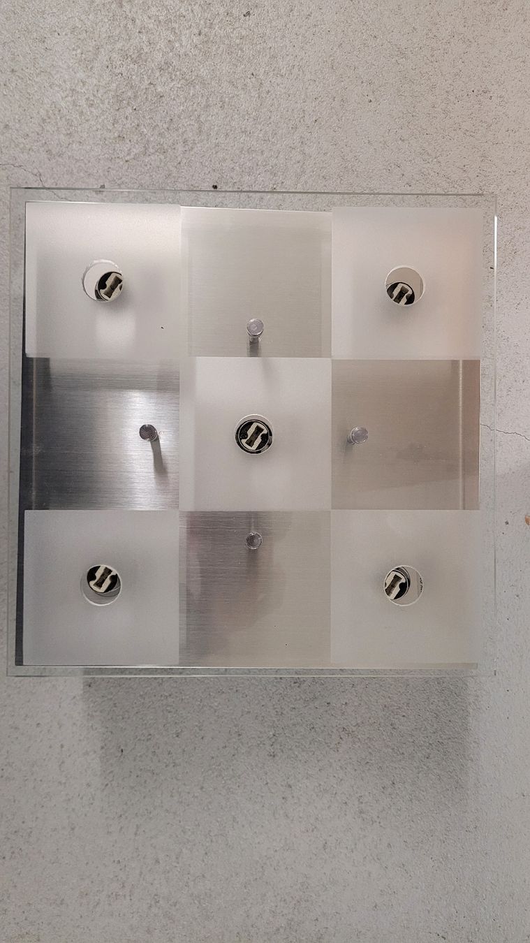 Lampadari & plafoniere: 3 Deckenleuchten quadratisch – Usato da Oberweningen venduto da Ziegel2 3
