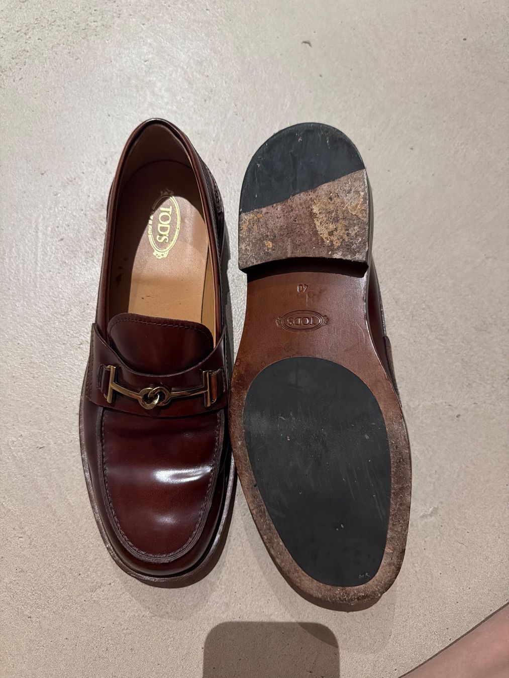 Tod'S Chaussures femmes: TOD'S Loafer Braun Leder 40 – D'occasion à Uetikon am See par mga_lqy6 1