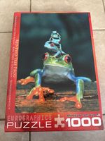 Eurographics Puzzle: Roter Laubfrosch - 1000 Teile🐸🌳🧩