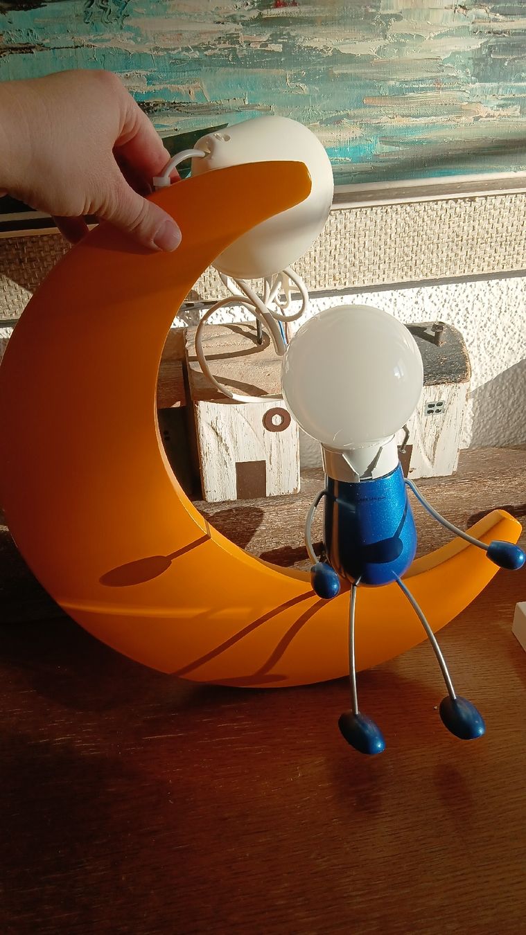 Lampade: Mond Lampe für Kinderzimmer – Usato da Arnegg venduto da Skippy2.0