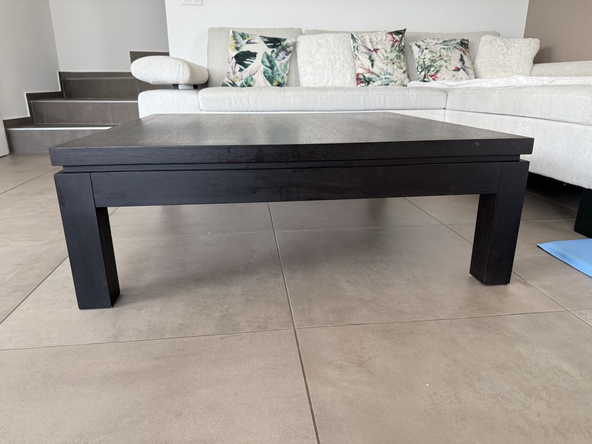 Tavoli: Table basse carrée noire bois (45) – Usato da Vex venduto da PhilCornerCH 4