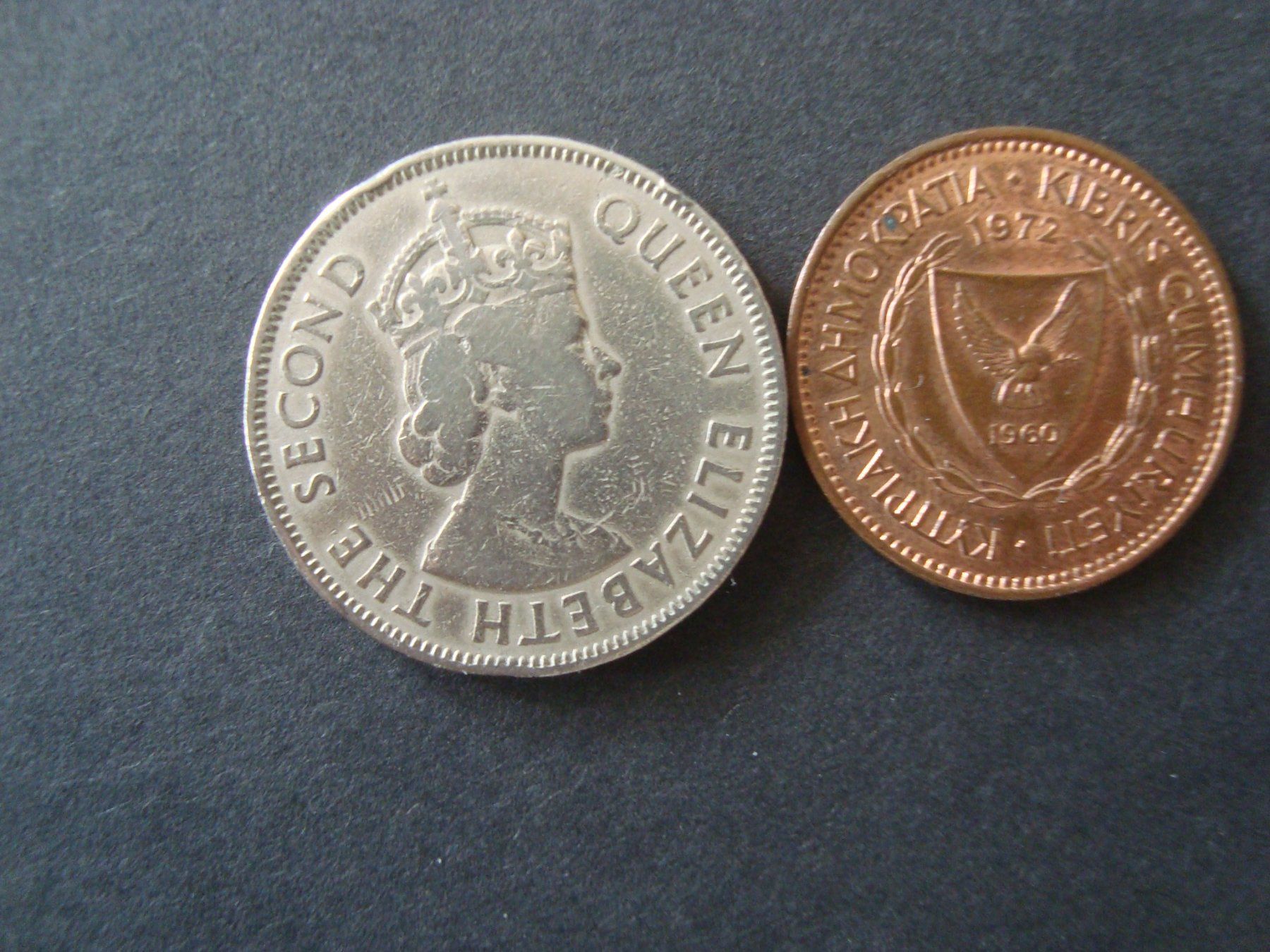 Tutti le monete: Zypern 100 und 5 mils 1955-1972 – Usato da Gelterkinden venduto da Cakir 1