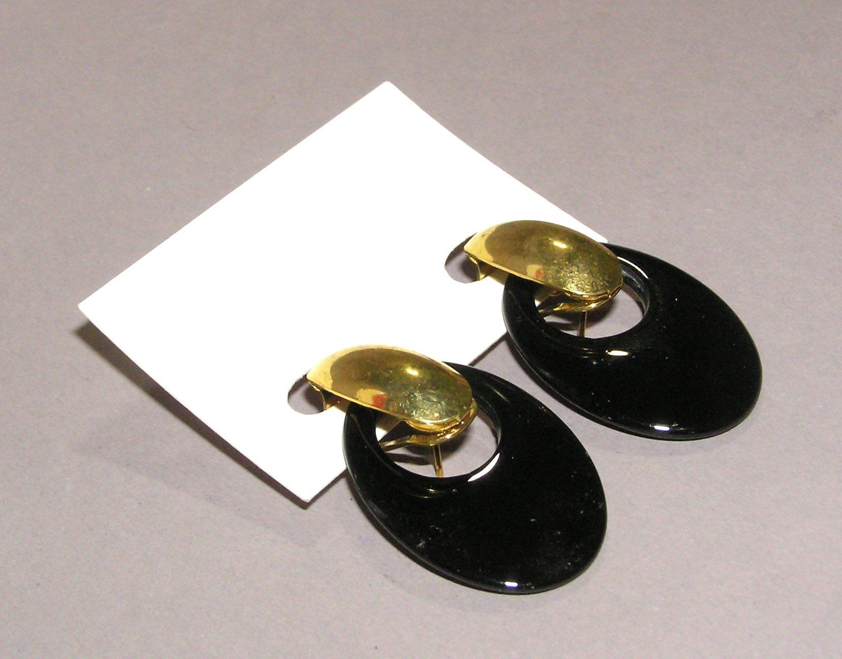 Orecchini pendenti & Orecchini a lobo: OHRSTECKER OHRRING SCHWARZER ONYX – Nuovo (secondo la descrizione) da Grenchen venduto da Antique-hunter 2