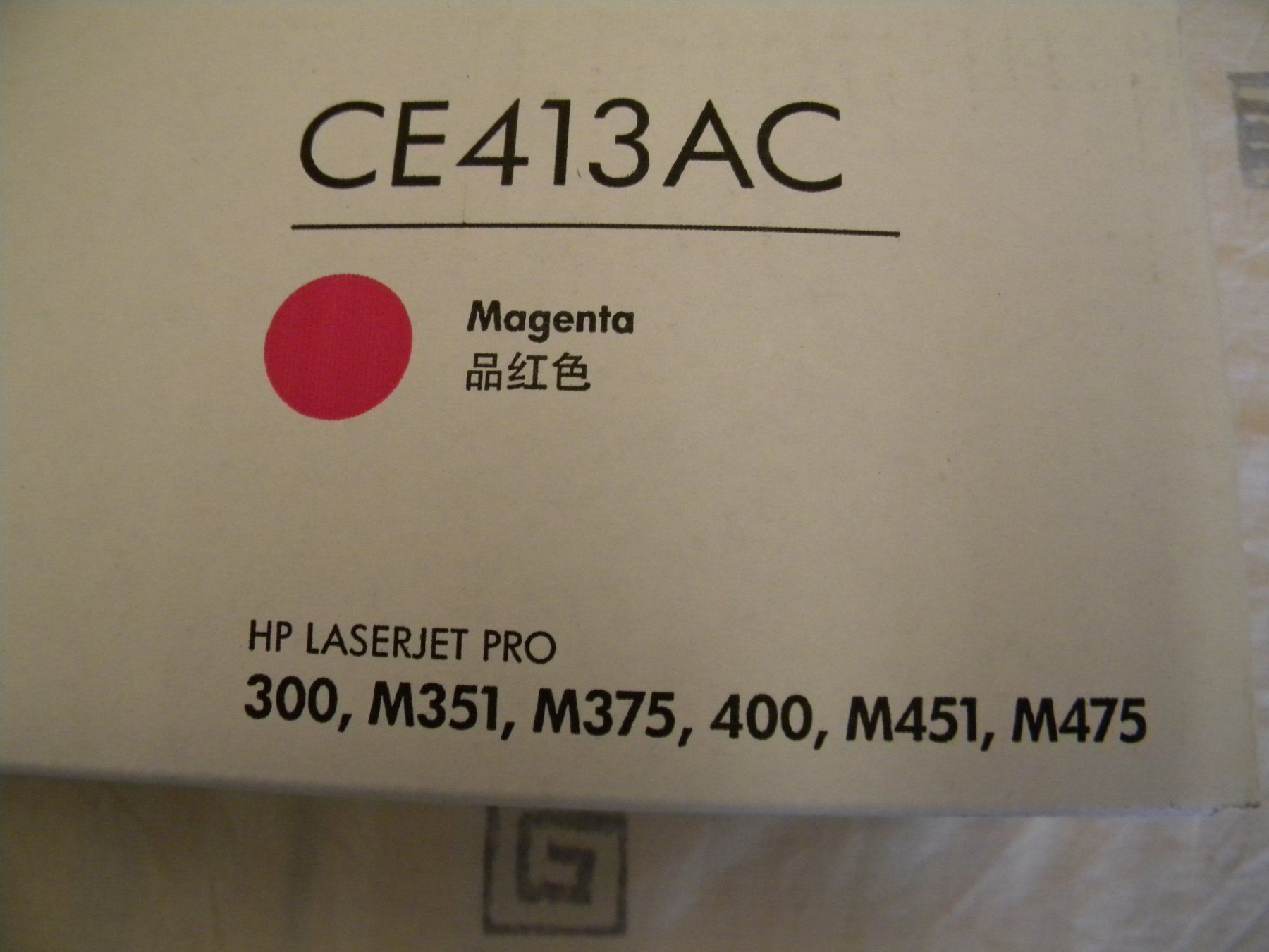 Hewlett Packard Cartucce per stampanti & toner: CE413AC  CE413A  305A – Nuovo e nell'imballaggio originale da Bühler venduto da Wini100 1