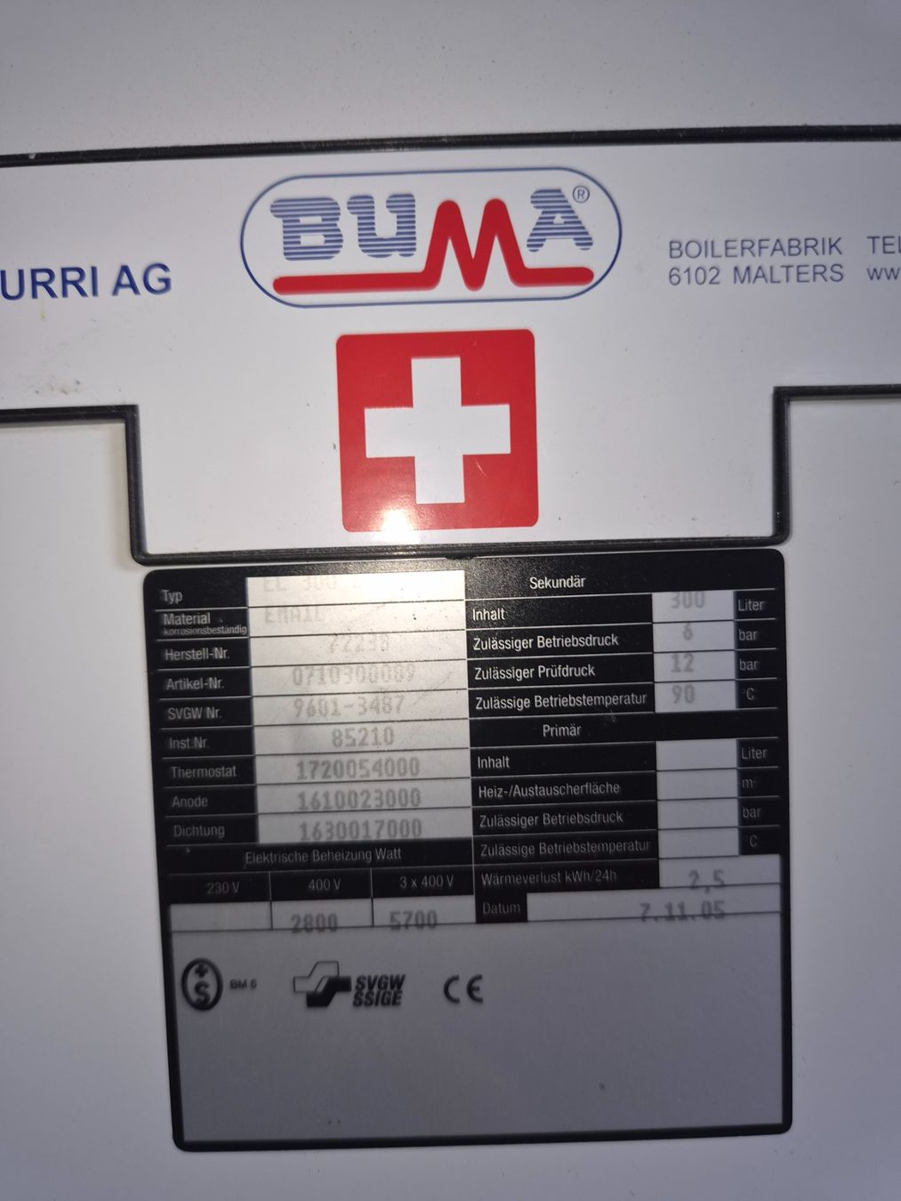 Sanitär: Boiler 300l – Gebraucht aus Eigenthal von dolomit02 2