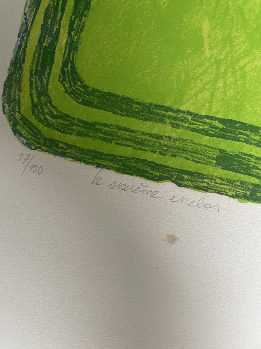 Grafica & Litografie: Pierre balas lithograph 1982 – Usato da Basel venduto da Amechan. 1