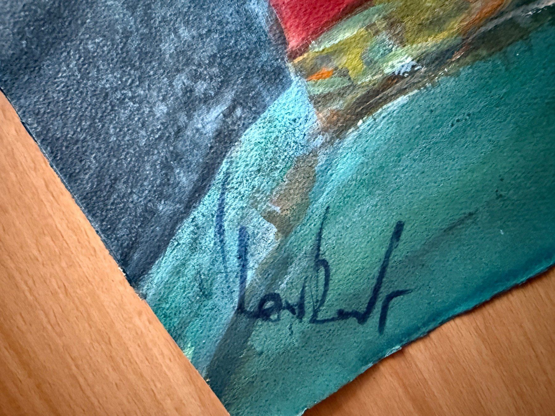 Dipinti: Aquarell auf Papier, Signiert – Usato da Dietikon venduto da aus-2-hand 2