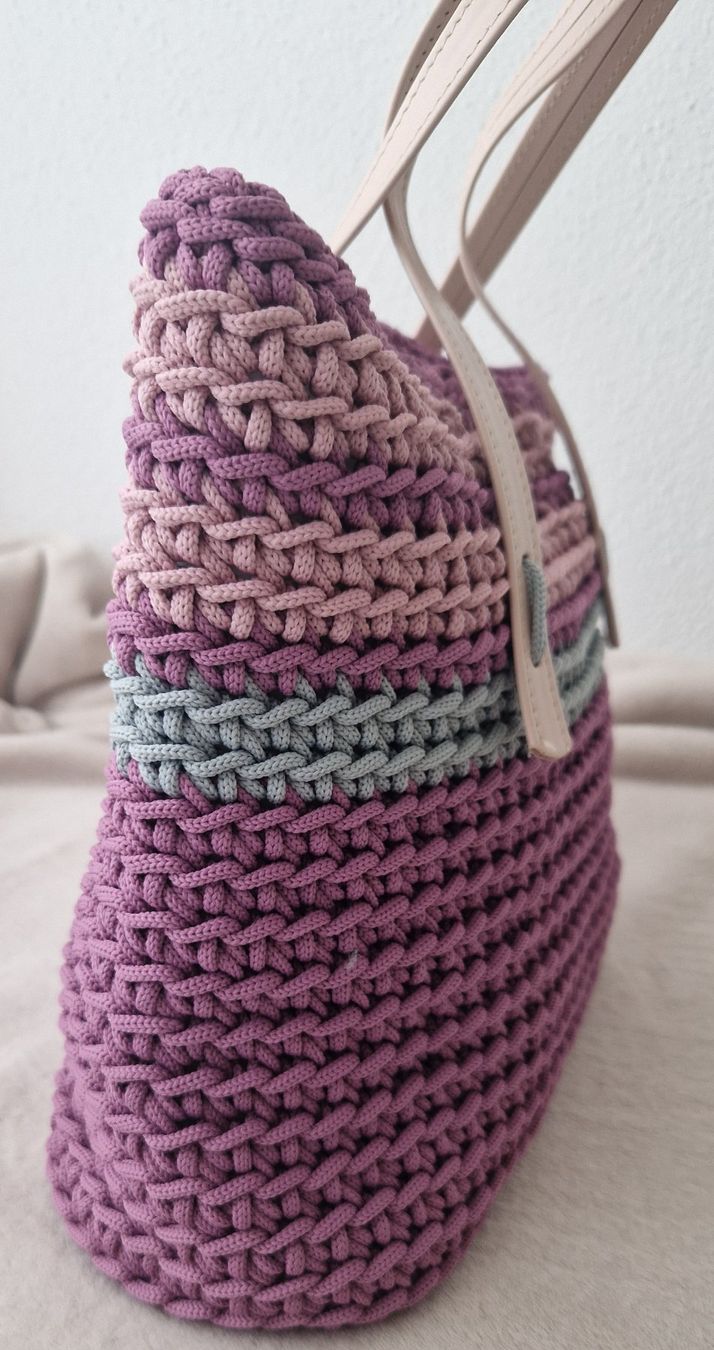Taschen für Damen: SAC EN CROCHET HANDMADE SUPER OFFRE – Neu und originalverpackt aus Camorino von JPHANDMADE1 6