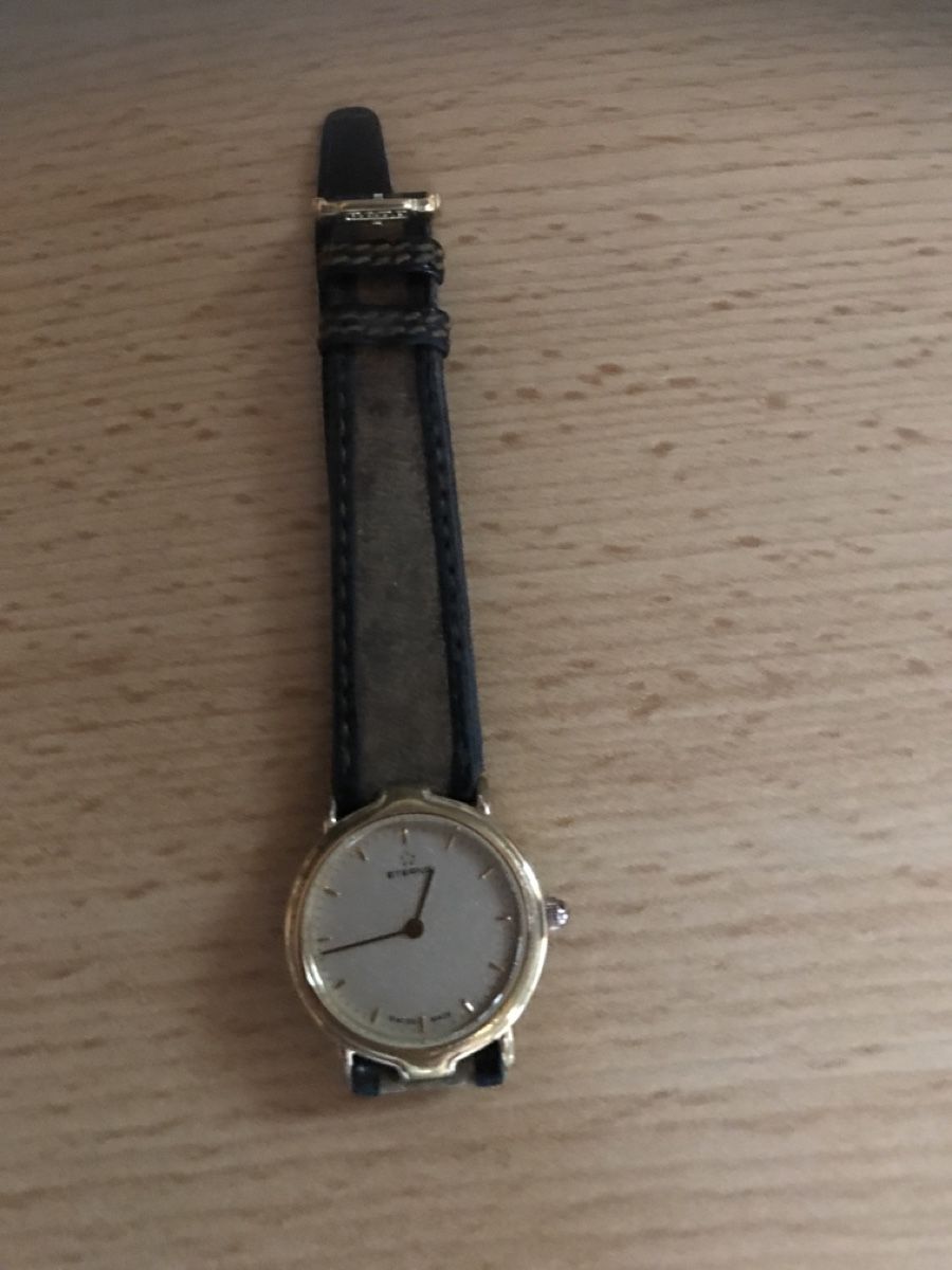 Eterna Orologi: Elegante Damenuhr "Eterna" vergoldet – Usato da Giswil venduto da Nistsigi