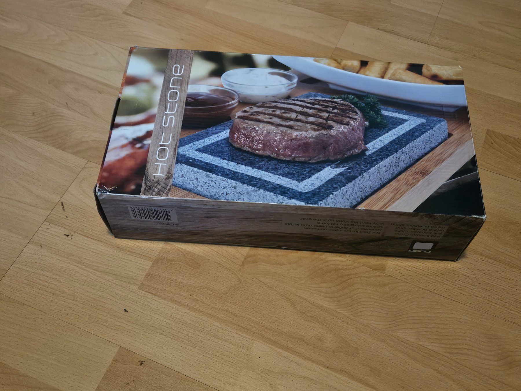 Set di piatti: Hotstone mit Holzunterteller – Nuovo e nell'imballaggio originale da Aesch BL venduto da Chrutli1 2