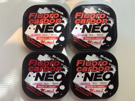 4 x NEUE FLUOR CARBON schnur NEO