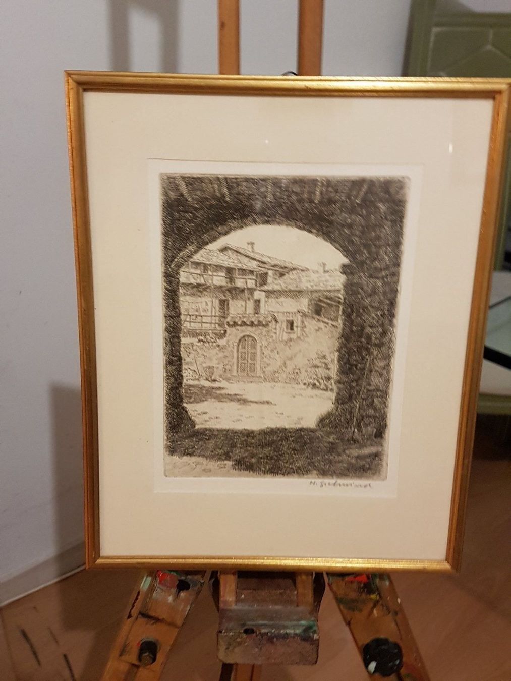 Dipinti: Original-Radierung H. Siebmind – Usato da Glattbrugg venduto da casabelavista 8