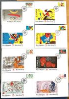 1989  Spanien FDC Satz Pre- Olympische Spiele Barcelona 92’