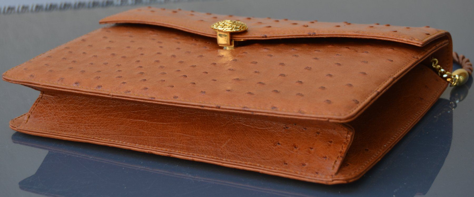 Borse da donna: Gurtner Tasche - Straußenleder / sac - cuir d'autruche – Usato da Collonges venduto da Auganien 6
