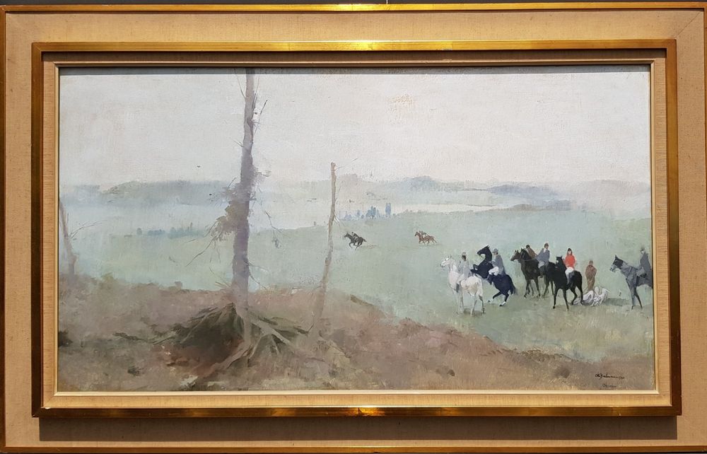 Otto Bachmann grosses Gemälde Schweizer Kunst Kaufen auf Ricardo