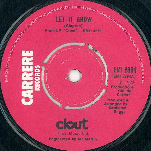 Schallplatten: Clout: Let It Grow 7" – Gebraucht aus Steinhausen von Vilivinili