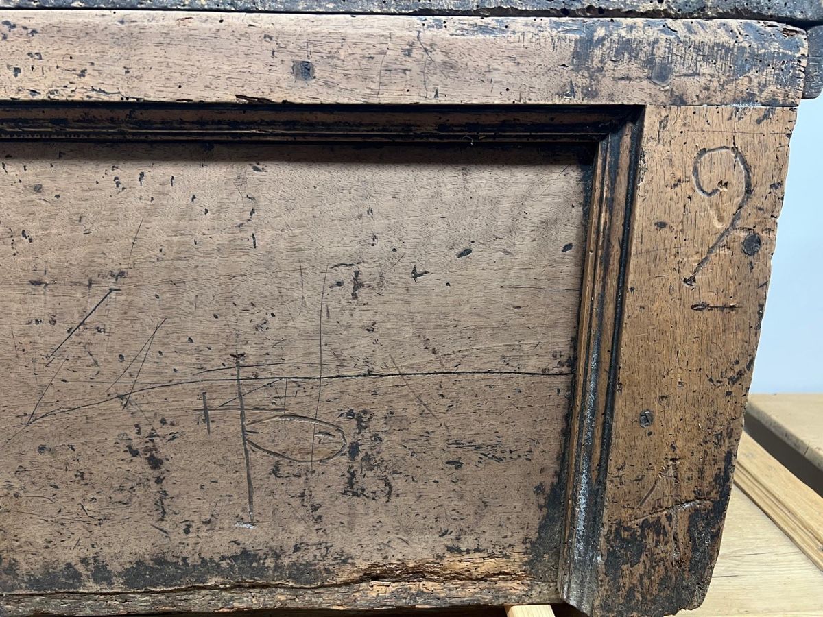 Cassapanche: Gotische Truhe dat.1594 – Usato da Gossau SG venduto da Liq-Gossau 2