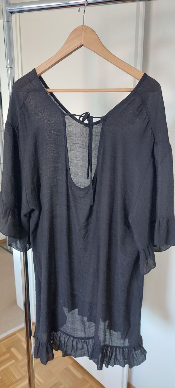 Tuniche: Schwarze Tunika aus Baumwolle, Onesize – Nuovo (secondo la descrizione) da Kreuzlingen venduto da peugeotj9 1