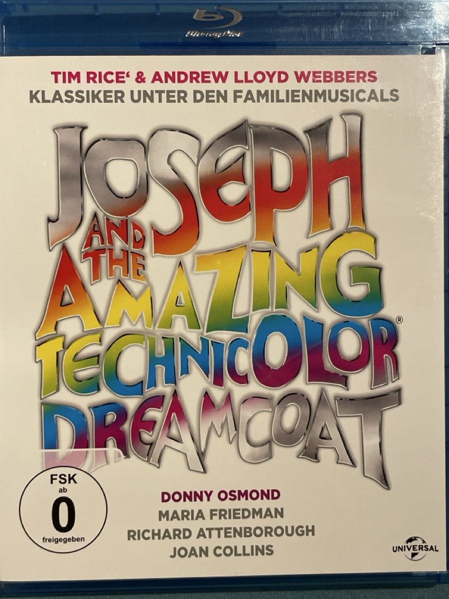Tutti i DVDs: Joseph and the Amazing Technicolor Dreamcoat – Usato da Waldenburg venduto da Gonzo8