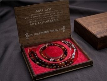 Sonstiger Schmuck: chapelet en agate.  Achat-Gebetskette – Neu und originalverpackt aus Sion von Tolgahan58