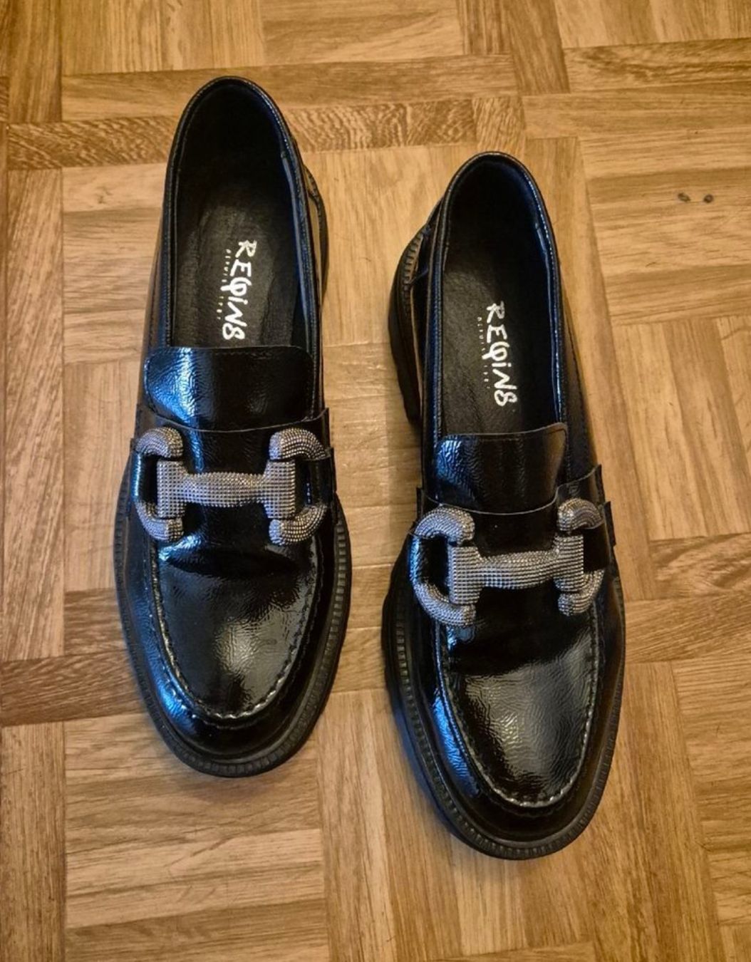 Damenschuhe: Schwarze Lack-Mokassins Gr. 36 – Gebraucht aus Kreuzlingen von met_w8z6