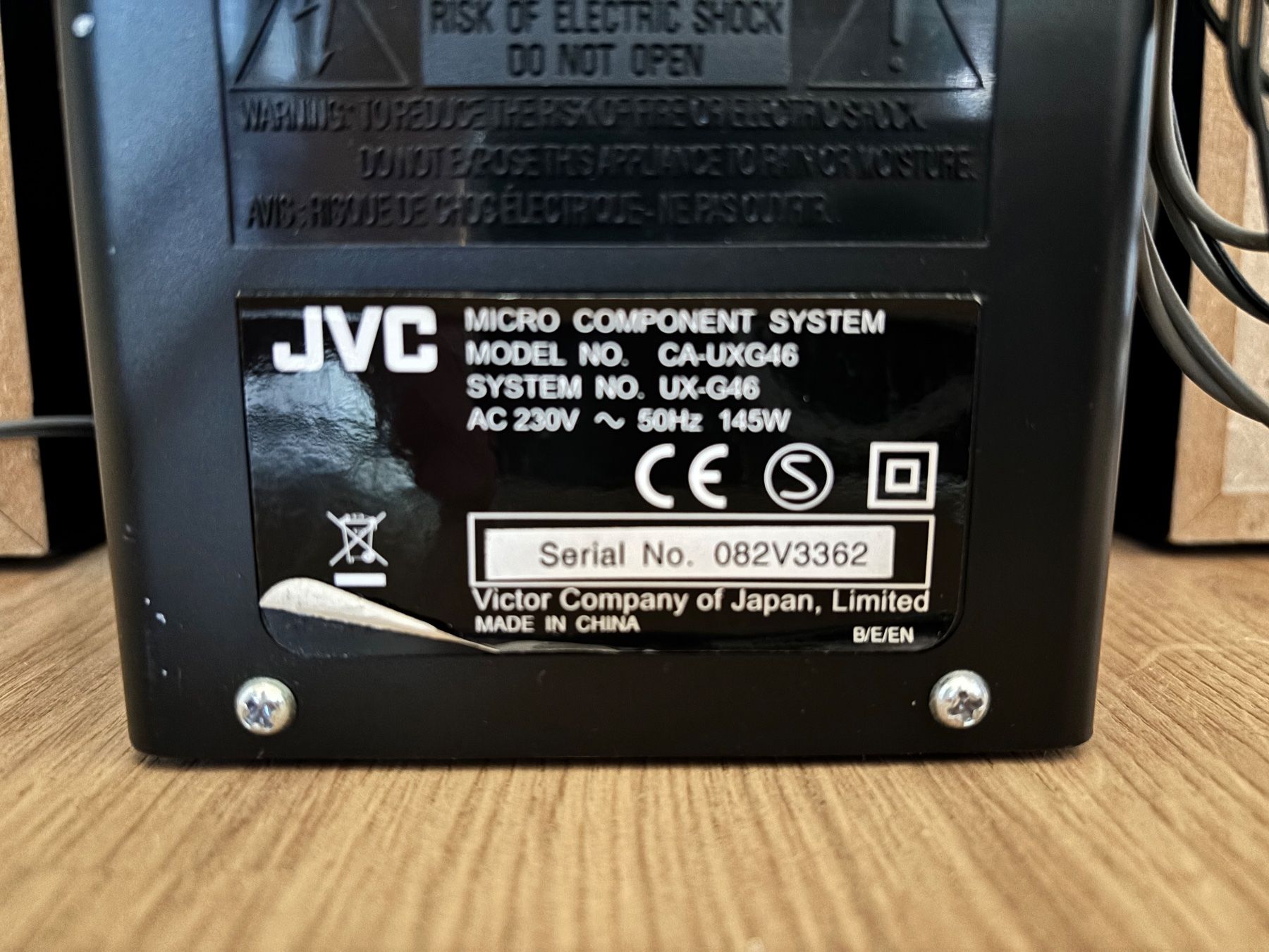 JVC Casse acustiche: JVC Stereoanlage Speaker System 80W – Usato da Zürich venduto da Kalllaz 4