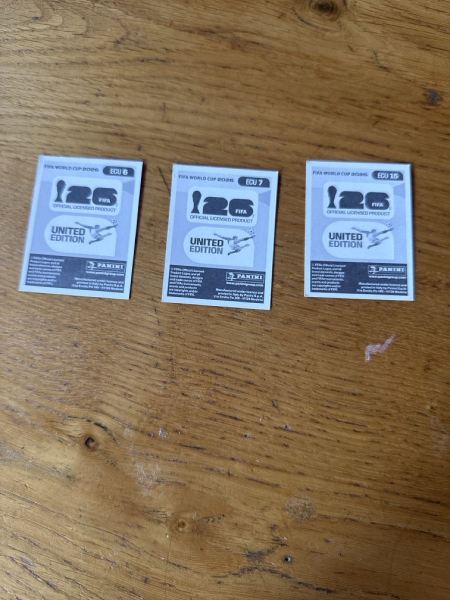 Panini Carte collezionabili: Panini 2026 3er Set ECU – Nuovo (secondo la descrizione) da Masein venduto da Buender45 1