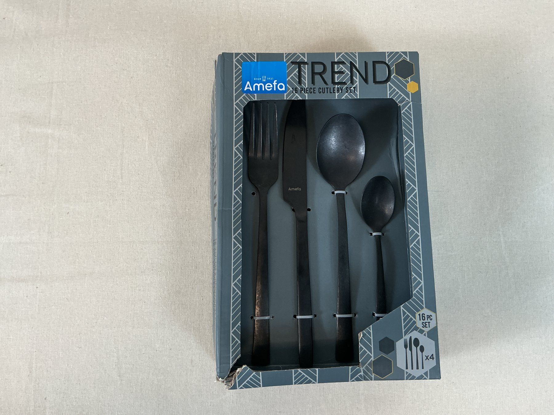 Set di posate: AMEFA Trend Starter Set / Besteck 16 - teilig – Nuovo (secondo la descrizione) da Richterswil venduto da Restwert_Richterswil 4