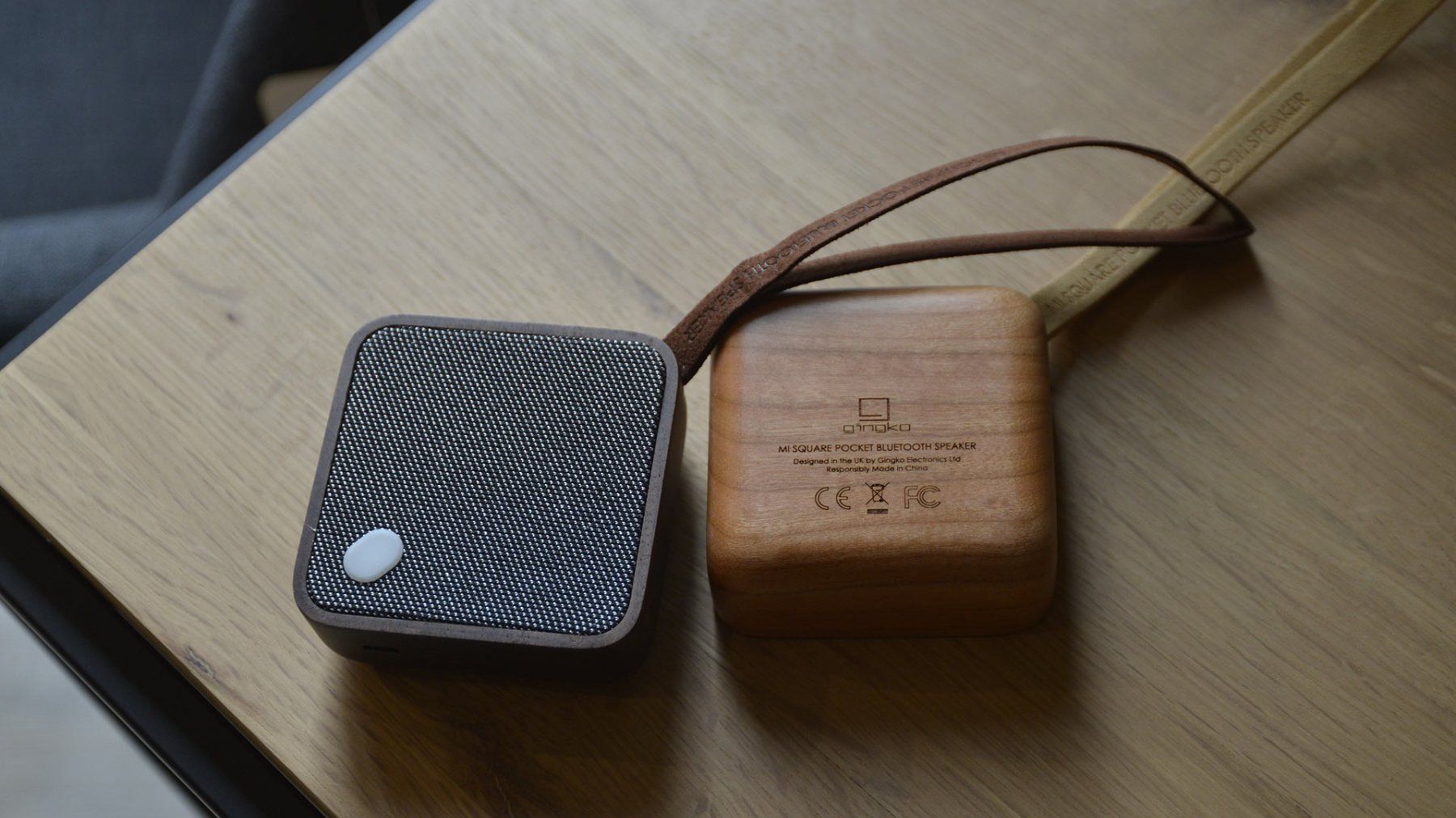 Casse acustiche: Mi Square Pocket Bluetooth-Box "Walnuss" von Gingko -neu- – Nuovo e nell'imballaggio originale da Zürich venduto da Flyer60 2