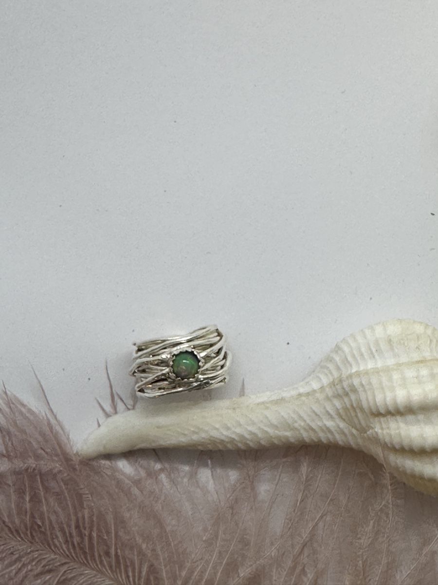 Anelli: Opalring Silber Handmade – Nuovo e nell'imballaggio originale da Niederglatt ZH venduto da Silberschmuck-design 2