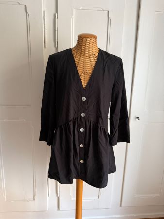 ZARA - Tunikabluse schwarz S