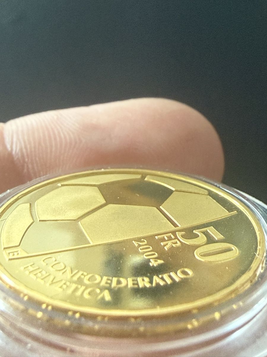 Tutti le monete: 50 franken Gold FIFA 2004 – Usato da Dompierre FR venduto da JL1976 2