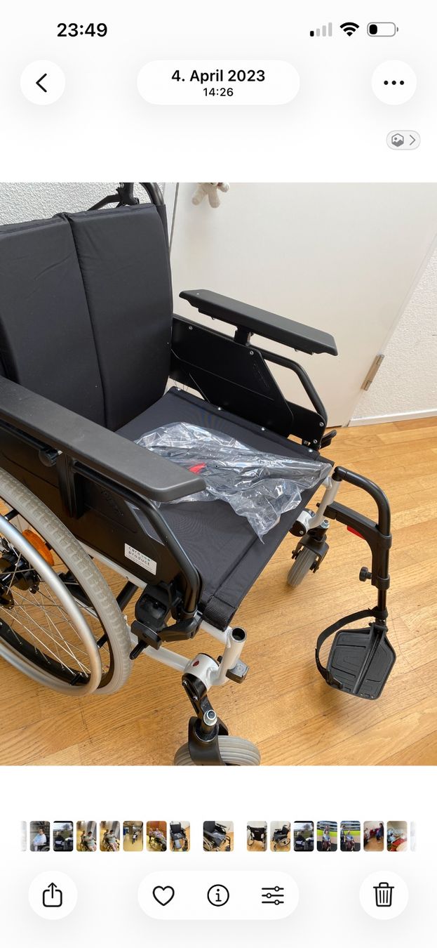 Sedie a rotelle: Leichtmetall Rollstuhl Caneo S – Usato da Eschenbach SG venduto da Mistermoon 2