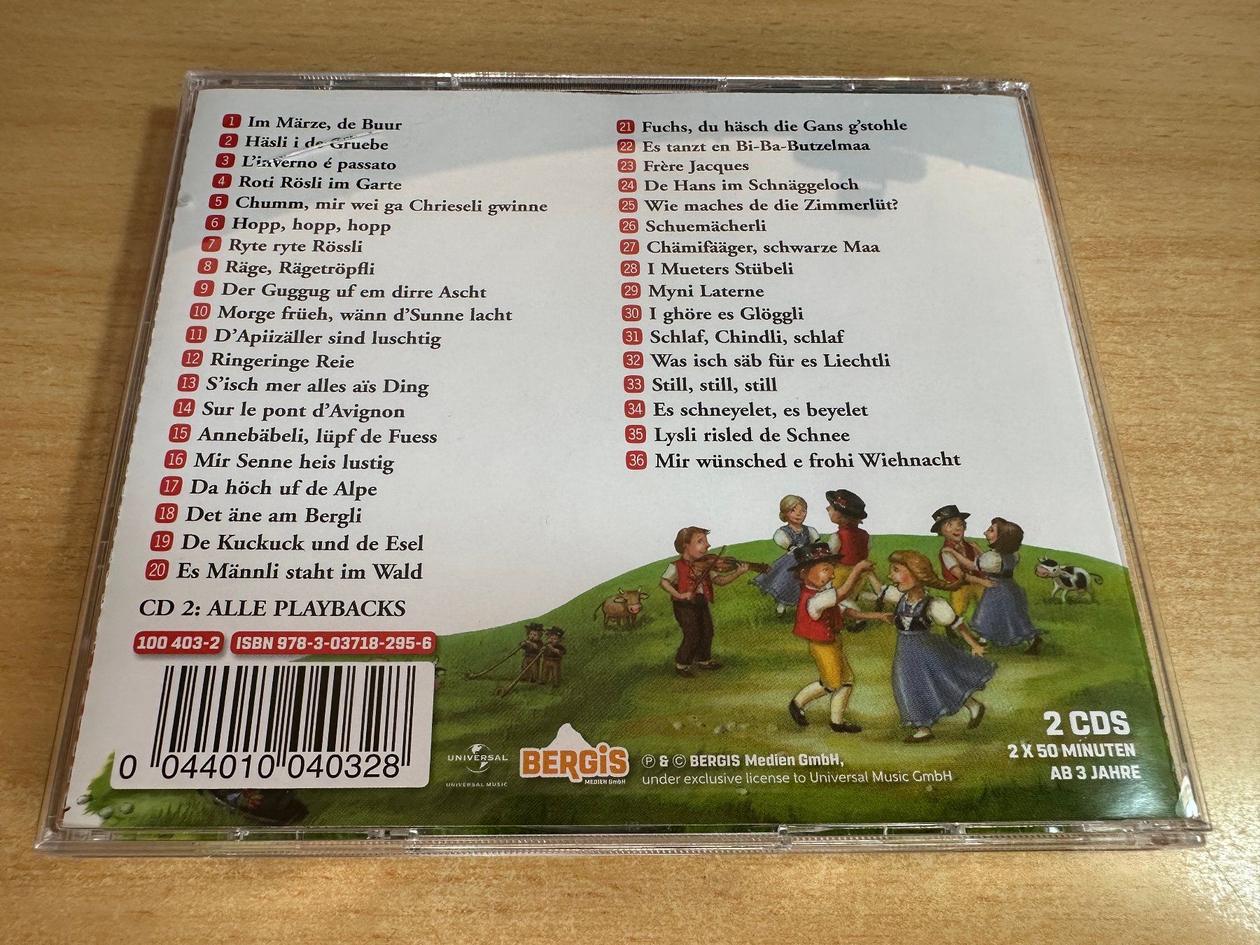 CD: P1 Schwiizer Chinderlieder - 2 CD – Usato da Rikon im Tösstal venduto da Alpenmutz 1